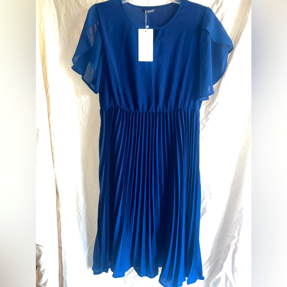 Bloomchic navy maxi dress